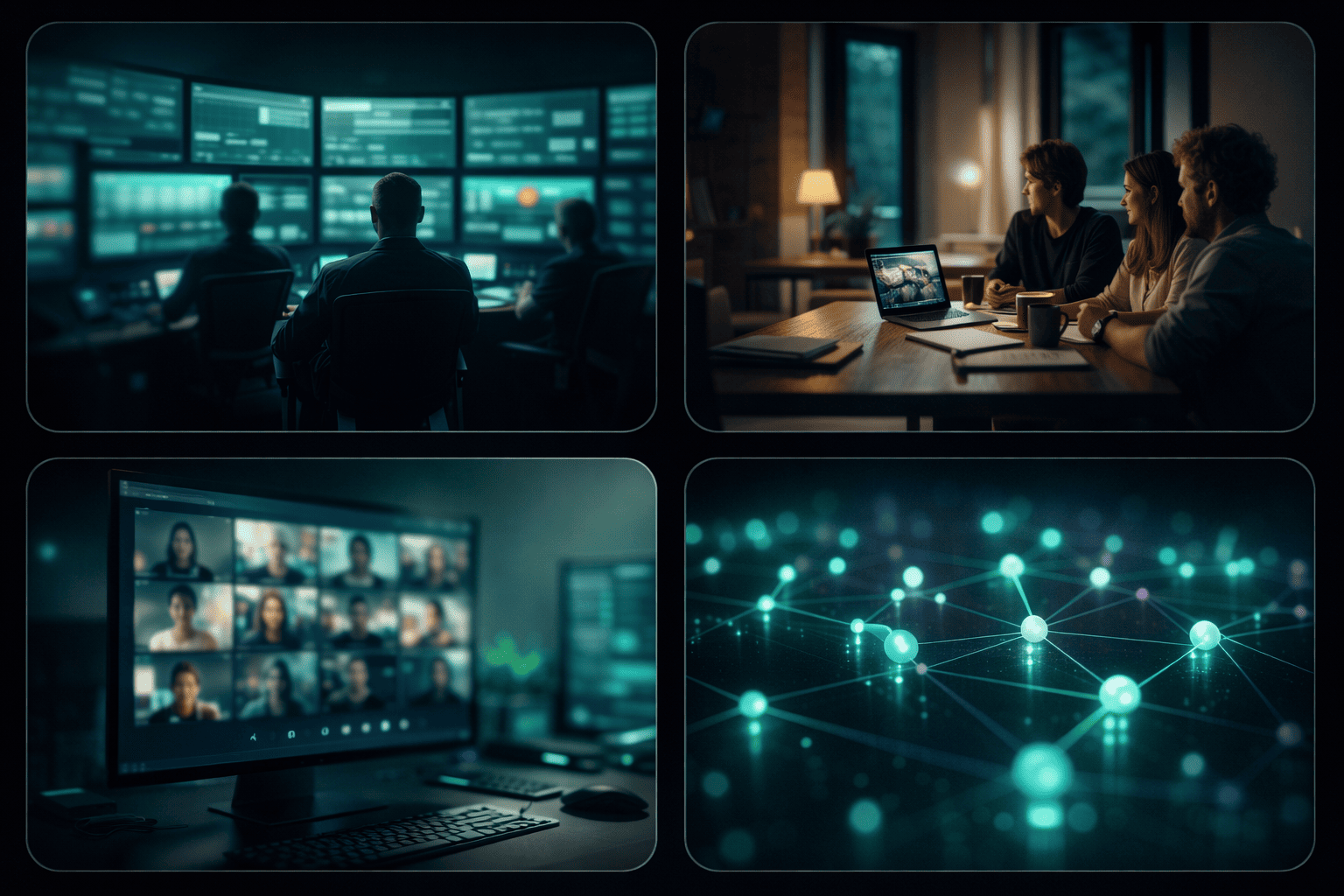 Bastidores de operação e acompanhamento