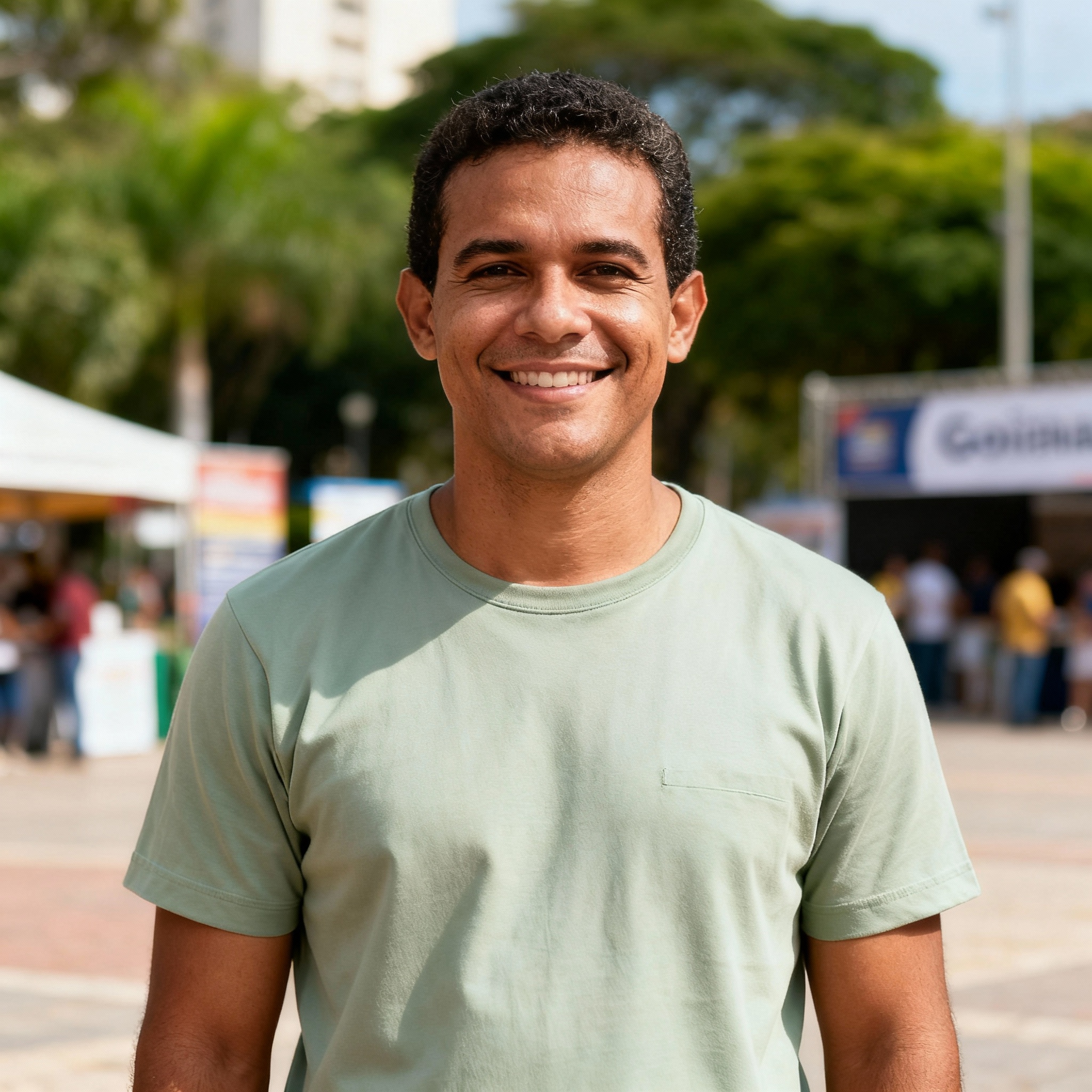 Atendente homem